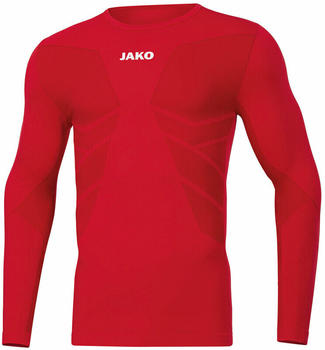 JAKO Comfort recycled long sleeves Technical Shirt Men (6456) sport red