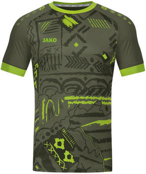 JAKO Tropicana Shirt Youth (4211) khaki/neon green