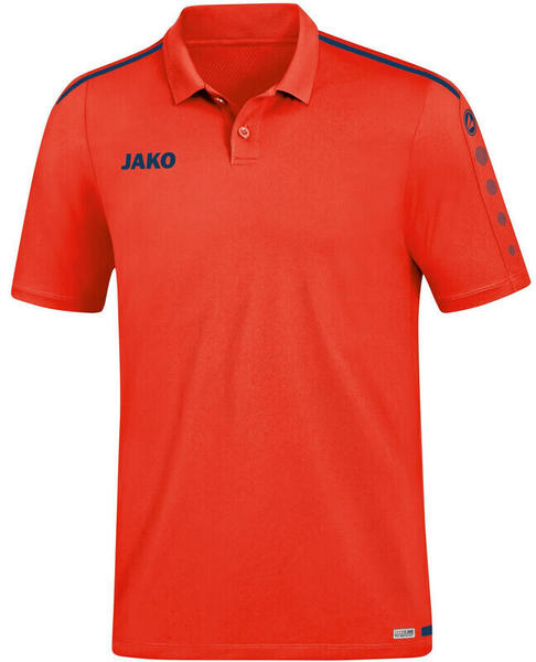 JAKO Striker 2.0 Poloshirt (6319) flame/navy