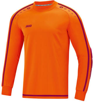 JAKO Striker 2.0 long sleeves Goalkeeper Shirt (8905) neonorange/wine red