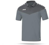 Jako 6320, JAKO Herren Polo Champ 2.0 steingrau/anthra light male