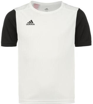 Adidas Estro 19 Kinder Fußballtrikot weiß / schwarz