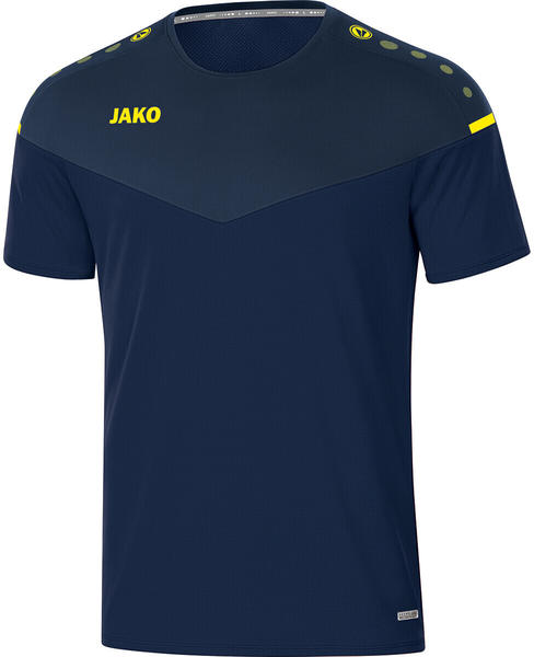 JAKO Damen T-Shirt Champ 2.0 6120 marine/darkblue/neongelb
