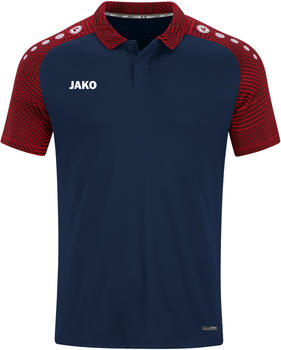 JAKO Performance Poloshirt Blau Rot F909