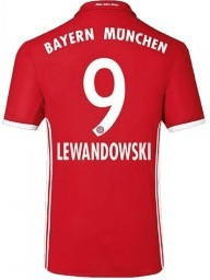 Adidas FC Bayern München Home Trikot 2016/2017 + Lewandowski Nr. 9