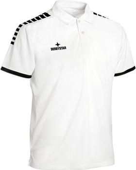 Derbystar Primo Poloshirt weiß/schwarz