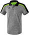 Erima Liga Line 2.0 Funktions Poloshirt grey melange/black/green gecko