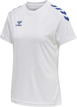 Hummel Core XK Poly Trainingsshirt Damen white/true blue