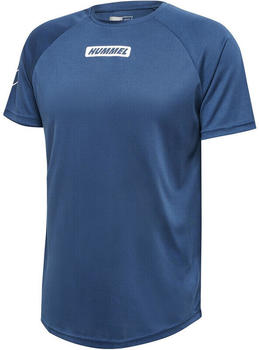 Hummel hmlTE TOPAZ Mesh Fitnessshirt Herren insignia blue