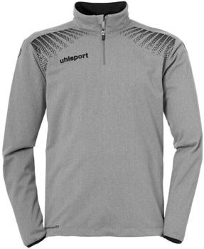 Uhlsport GOAL 1/4 ZIP TOP Dark Grey Melange/schwarz