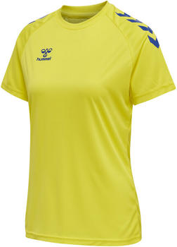 Hummel Core XK Poly Trainingsshirt Damen blazing yellow/true blue