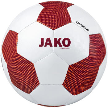 JAKO Striker 2.0 2353-702 5 white/Weinrot/Neonorange