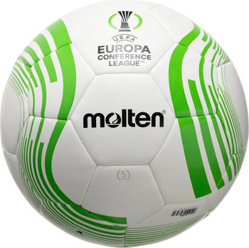 Molten Replica Spielball UEFA Fußball Europa Conference League 2022/23 weiß/grün/schwarz 5