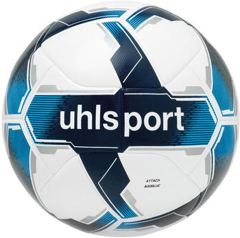 Uhlsport Attack Addglue Fußball 24 Panel mit FIFA-Basic Zertifikat 112 - weiß/marine/fluo blau 4