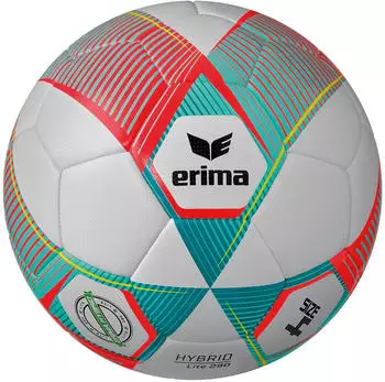 Erima Hybrid Lite 290 (Gr&ouml;&szlig;e: 4) fiery coral/petrol