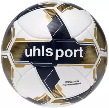 Uhlsport Revolution Thermobonded Spielball weiß/marine/gold 5