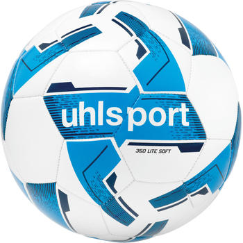 Uhlsport Lite Soft 350g Leicht-Fußball 112 - weiß/cyan/marine 4