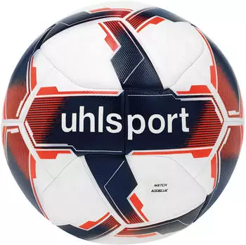 Uhlsport Match Addglue Training Fu&szlig;ball 24 Panel mit FIFA Basic-Zertfikat wei&szlig;/marine/fluo rot 5