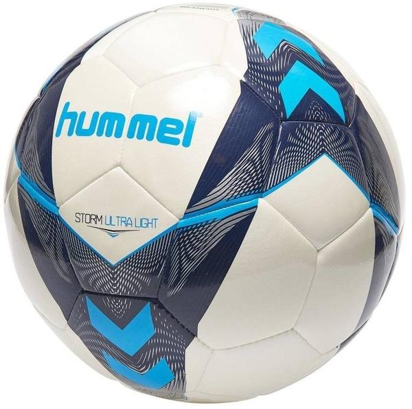 Hummel Storm Ultra Light FB Handball, Weiß/Vitange Indigo/Turquoise, 4