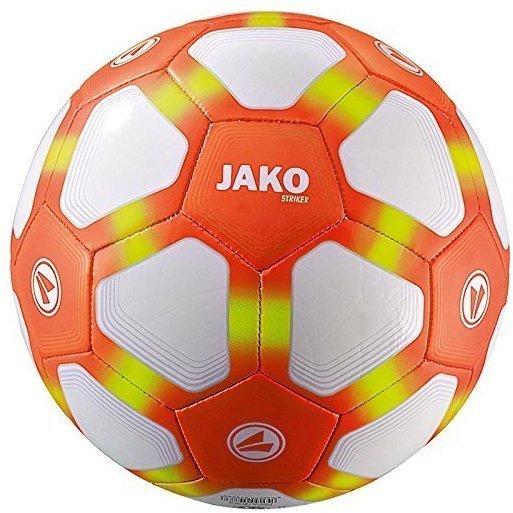 Jako Lightball Striker Ball, weiß/Neonorange/Neongelb-350g, 5