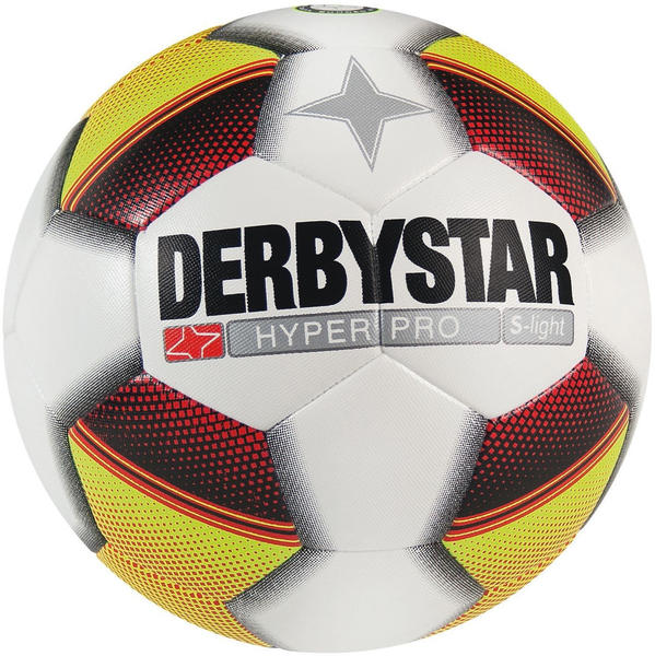 Derbystar Hyper Pro slight white yellow red Size 5