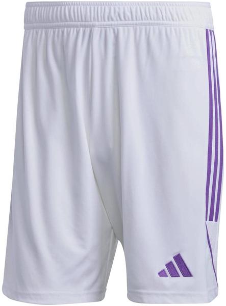 Adidas Herren Short Tiro 23 League Shorts white/active purple (IC7487)