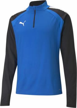 Puma teamLIGA Quarter-Zip Herren Fußballshirt (657236) blau/schwarz