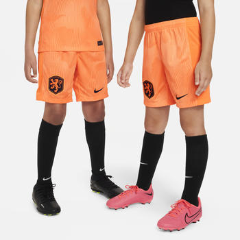 Nike Kinder Niederlande 2023 Stadium Home Dri-FIT Fußball-Shorts (DR4053) orange