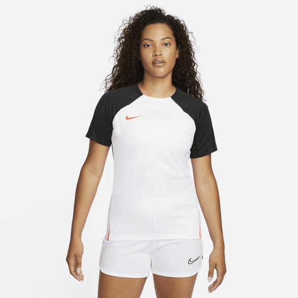 Nike Damen Dri-FIT Strike Kurzarm-Oberteil (DX0517) weiß