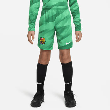 Nike Kinder FC Barcelona 2023/24 Stadium Goalkeeper Dri-FIT Fußball-Shorts (DX2782) grün