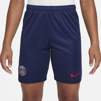 Nike Kinder Paris Saint-Germain 2023/24 Stadium Home/Away Dri-FIT Fußball-Shorts (DX2789) blau