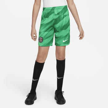 Nike Kinder Paris Saint-Germain 2022/23 Stadium Goalkeeper Dri-FIT Fußball-Shorts (DX2790) grün