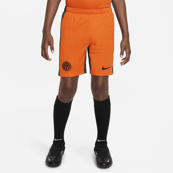 Nike Kinder Inter Mailand 2023/24 Stadium Third Dri-FIT Fußball-Shorts (FD2329) orange