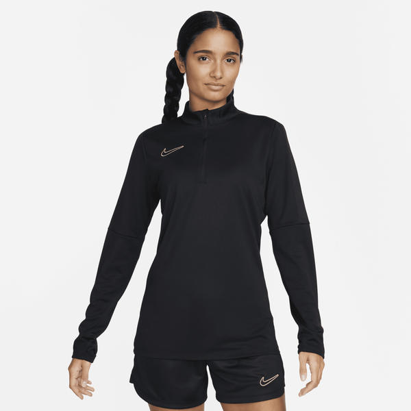 Nike Woman Dri-FIT Academy Drill-Football Top (DX0513) black/black/metallic gold