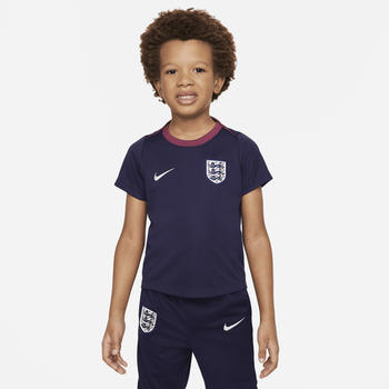 Nike England Academy Pro Dri-FIT Football Short-Sleeve Top Kids (FJ3179) purple ink/rosewood/white