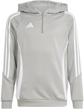 Adidas Kinder Kapuzenpullover Tiro 24 (IR9401) team medium grey/white