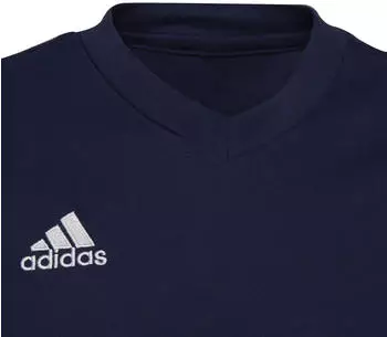 Adidas Kinder T-Shirt Entrada 22 (HC0445) team navy blue 2 – Hochwertige Materialien und Verarbeitung