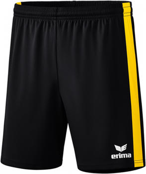 Erima Herren Shorts Retro Star (315210) schwarz/gelb