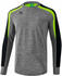 Erima Kinder Liga 2.0 Sweatshirt (107186) grau melange/schwarz/green gecko