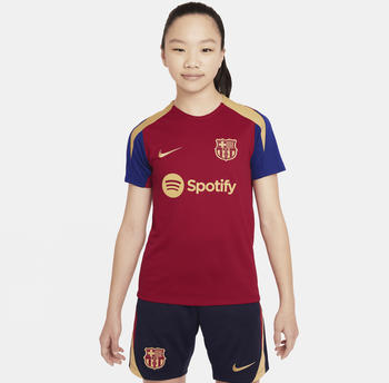 Nike F.C. Barcelona Strike Dri-FIT Football Knit Top Kids (FJ5531) noble red/deep royal blue/club gold/club gold