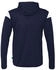 Uhlsport Squad Track Full-Zip Kapuzenjacke marineblau weiss