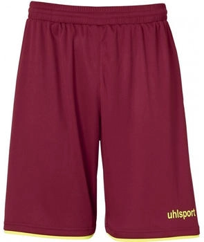 Uhlsport Club Shorts bordeaux fluo gelb