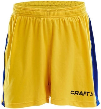 Craft Progress Contrast Shorts Kinder 3552 schweden-gelb club-cobalt