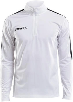 Craft Progress 2-Zip Trainings-Top weiß schwarz
