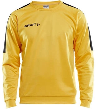 Craft Progress Rundhals-Sweatshirt 552999 gelb schwarz