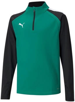 Puma teamLIGA 4-Zip Top Kinder pepper green puma black