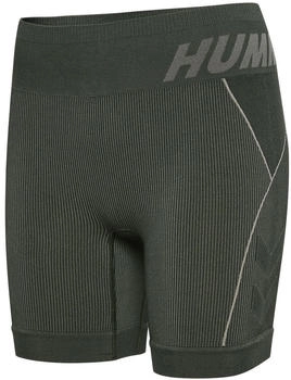 Hummel Hmlte Christel Seamless Shorts Fitnessshort grün
