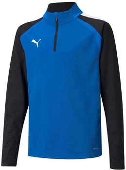 Puma Teamliga Zip Top Jr Sweatshirt blau