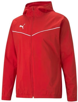 Puma Blouson teamRISE All Weather Jacke rot weiß