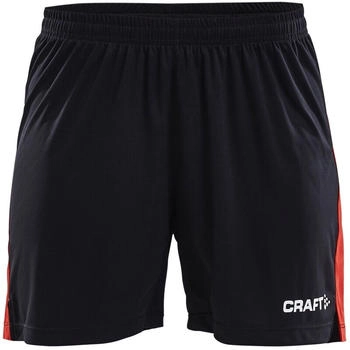 Craft Progress Contrast Shorts schwarz rot